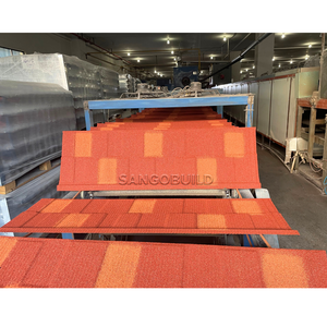 <span class=keywords><strong>Prix</strong></span> de gros Tuiles de toiture chinoises Tuiles de toiture à couleur changeante Tuiles de toiture en métal revêtues de pierre - Product Image 1