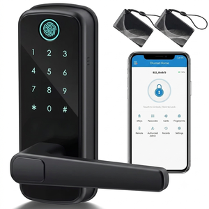 Cerradura Inteligente con Protocolo WiFi Matter de Tuya, Aleación de Aluminio, Compatible con TTlock, HomeKit y <span class=keywords><strong>Alexa</strong></span>, Manija Digital con Huella Dactilar para Airbnb - Product Image 1