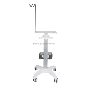 Carro Médico Móvil Todo en Uno con Soporte VESA, Altura Ajustable, para Portátil, con Organizador de Cables, Brazo de Almacenamiento, Estación de Trabajo <span class=keywords><strong>Dental</strong></span> para Hotel - Product Image 6