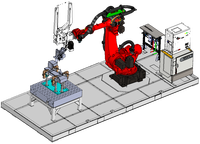 SIASUN SN4A-4 Cobot de préhension et de soudage à 6 axes, haute précision, avec moteur à boîte de vitesses servo-électrique, charge utile 4 kg, portée de bras