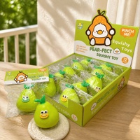 Jouet créatif en forme de poire, jouet anti-stress à presser pour adultes, décoration de bureau, poupée poire, jouet de décompression Kawaii