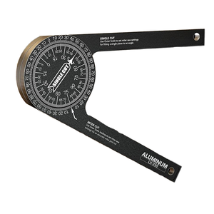 Jauge d'<span class=keywords><strong>angle</strong></span> de 360 degrés rapporteur de scie à onglets bricolage outil de rapporteur de niveau de travail du bois pour table de scie ODM personnalisable - Product Image 1