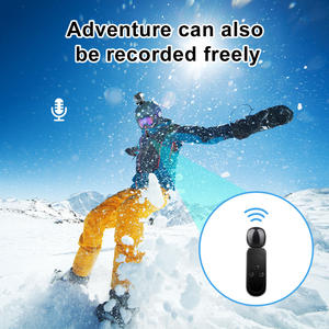 Microphone sans fil, caméra d'<span class=keywords><strong>action</strong></span> 5K, écran tactile WIFI, EIS 4K 60 FPS, caméra sportive avec application Wifi, télécommande, photo 48MP - Product Image 4