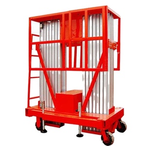 Hot bán 12M đơn/đôi mast nhôm Nâng Nền tảng, điện thoại di động mạnh mẽ cá nhân người đàn ông Nâng giá - Product Image 1