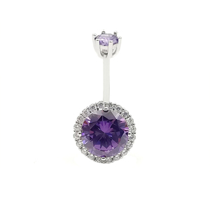 Ready to Ship S925 <strong>Sterling</strong> <strong>Silver</strong> Navel Ring Body Piercing Fine Jewelry Round <strong>Belly</strong> Button Ring Not Allergic Body Jewelry - Product Image 4