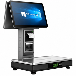 Báscula TPV T80 de alta resistencia con reconocimiento IA, pantalla táctil de 15.6 pulgadas, Intel i5, 8GB, 128GB, Windows, caja registradora para grandes supermercados - Product Image 2