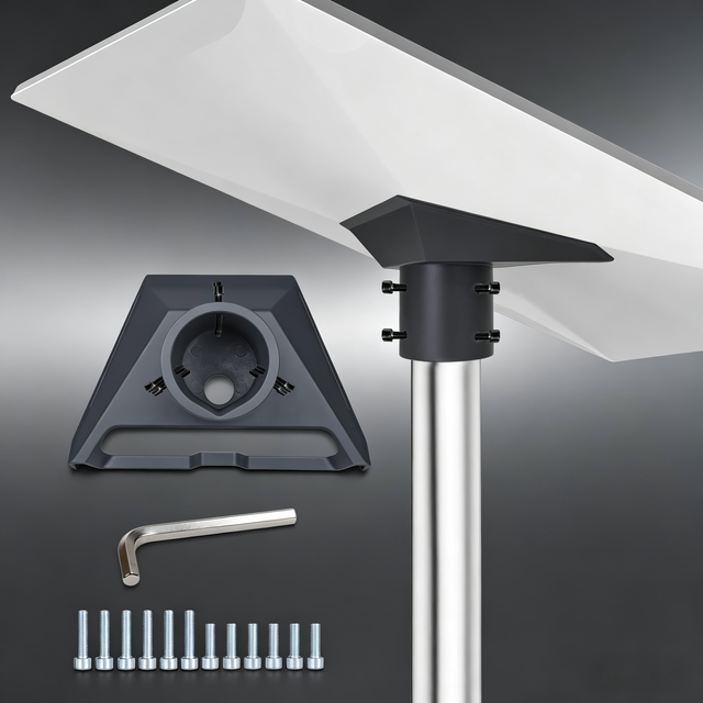 Starlink Gen 3 Pipe Adapter Mount Zinc Alloy Heavy-Duty Antenna Bracket for RV Boat Off-Grid Pole Mounting No-Damage Waterproof