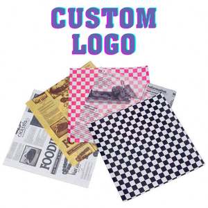 Papel de Envolver para Hamburguesas con Impresión de Logotipo Personalizado, Papel para Envolver Sándwiches Resistente a la Grasa - Product Image 5