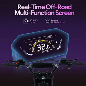 Entrega en EE. UU. de 5 a 7 Días, Motocicleta Eléctrica para Adultos de 48V 1500W con Motor Central sin Escobillas, Alcance de 80 km, 150 kg, Motocicleta Todoterreno Eléctrica, Bicicleta Eléctrica - Product Image 2