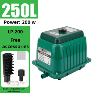 RESUN LP20 Pompe à vide à oxygène haute pression 50W pour aquarium Pompe à air/eau silencieuse avec forme rectangulaire pour aquarium de salon - Product Image 6