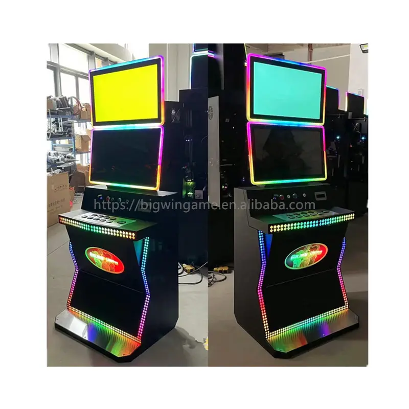 Le macchine da gioco di abilità più vendute dual screen 23.6 touch screen stand up arcade games cabinet