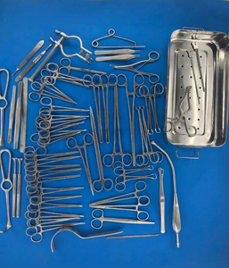 Juego de Instrumentos Quirúrgicos Básicos para Laparotomía, 60 Piezas, Instrumentos de Cirugía General, Acero Inoxidable Alemán, CE ISO OEM - Product Image 3