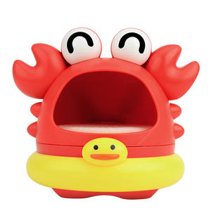 Venta al por mayor Stock nuevos juguetes de agua Juguetes de baño para niños Blow Bubble Crab Baño Happy Hour - Product Image 1