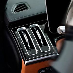 Kit de acabamento para painel de piano, estilo pintura de piano, interior preto e branco, para Mercedes Benz W223 S450 S480 S500 Maybach - Product Image 6