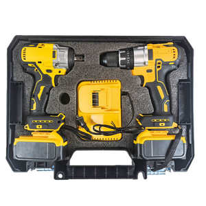 Portable 21V Electric Brushless Impact Drill and Wrench Kit for Home <strong>DIY</strong> Power <strong>Tools</strong> - Product Image 1