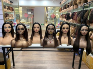 Vente en gros de produits de style ultime, perruques en cheveux humains lisses, 18 pouces, 13x4, dentelle frontale, couleurs T1B/4, SDD Vietnam - Product Image 4