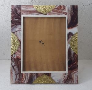 Cadre Photo en métal en verre, cadre Photo flottant Vintage, décoration murale, laiton Antique, article imprimé, couleur décorative, Type de matériau - Product Image 2