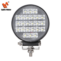 Projecteur de travail LED portable 24W mini rond tout-terrain 2200LM à faisceau large pour SUV, camion, marine, VTT, bateau LML-0702-24