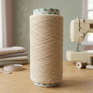 Fil 100% Coton Peigné Compact NE 20s/1 Qualité Export Écologique Doux et Résistant pour Usines Textiles Broderie Tricot Manuel - Product Image 1