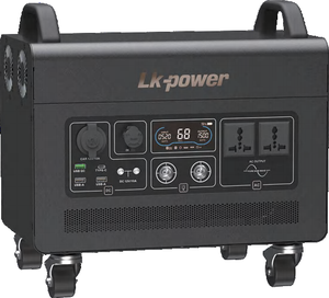 แบตเตอรี่สำรอง LKPOWER ชุดพกพา 2000W 1536Wh เครื่องกำเนิดไฟฟ้าพลังงานแสงอาทิตย์ พร้อมพอร์ต PD100W - Product Image 2