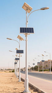 Lampu Jalan tenaga surya terpisah IP65 pemasangan mudah Tidak kabel yang diperlukan untuk jalan persegi taman jalan raya penggunaan luar ruangan - Product Image 2