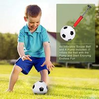 Juego de Fútbol y Hockey Flotante 2 en 1, Recargable por USB, Pelota Luminosa Flotante, Juguete Deportivo para Niños, Interior y Exterior