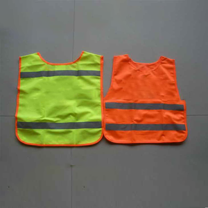 Gilet de sécurité réfléchissant en polyester léger pour enfants Uniforme de sécurité haute visibilité personnalisable avec logo de sécurité fluorescent - Product Image 1