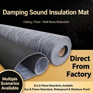 Tapis insonorisant en vinyle massif haute densité, résistant au feu et écologique, pour l'<span class=keywords><strong>isolation</strong></span> acoustique des murs et sols intérieurs - Product Image 3