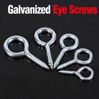 TEBAK Mini Bolt Wooden Surface Zinc Plated Sheep Horn Nail Sheep Eye Connectors for Bracelet/Earring/Necklace Making