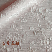 Soulagement explosif petit Floral Rose élastique blanc Jacquard tissu Cheongsam Texture robe tissu décoratif pour la fabrication de jupe