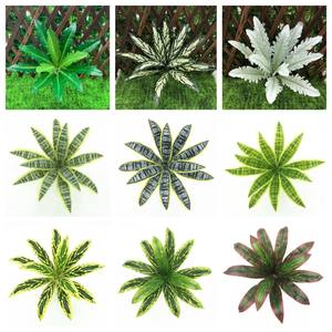 Décor d'intérieur de haute qualité Mini Big Faux plastique vert naturel Faux <span class=keywords><strong>Areca</strong></span> Feuilles de palmier Plantes, Petit palmier artificiel - Product Image 3