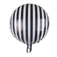 DJTSN nouveau ballon en aluminium 18 pouces pneus de course noir et blanc grille ballons pour enfants anniversaire course voiture fête fournitures
