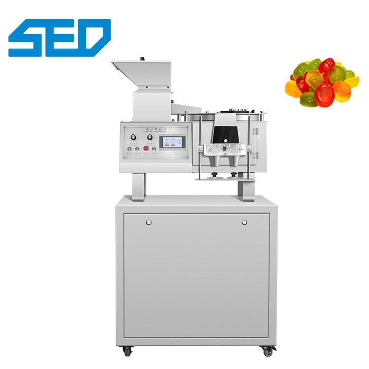Electronic Semi Automatic Tablet Capsule Gummy Bear Candy Counting And Filling Machine