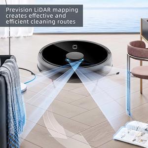 <span class=keywords><strong>Aspirateur</strong></span> robot automatique domestique OEM d'usine, <span class=keywords><strong>aspirateur</strong></span> <span class=keywords><strong>et</strong></span> serpillière, forte aspiration, grand sac à poussière, LDS, humide <span class=keywords><strong>et</strong></span> sec, pour tapis, animaux domestiques - Product Image 3
