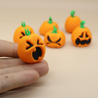 Nouvelles décorations d'Halloween : ornements citrouille et fantôme, décorations de boîte cadeau et accessoires de bouquet d'Halloween