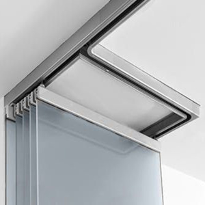 Portes de patio coulissantes pliantes rétractables en aluminium à double vitrage, design minimaliste, étanches, personnalisables, garantie 1 an - Product Image 3