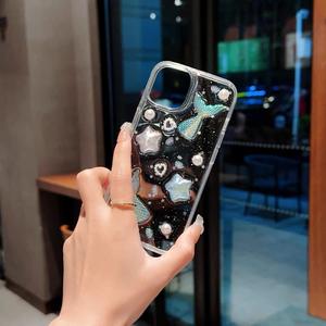 Coque <span class=keywords><strong>de</strong></span> téléphone portable Star Mermaid Tail iPhone 16 Pro Max pour Apple 15 Plus Cover IPhones 17 Air High-end Feel Electronic New Model - Product Image 3