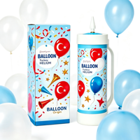 Réservoir de gaz Hélium pur 3,5 L avec kits de ballons de 1 mm d'épaisseur pour l'ouverture de salons de beauté et les événements promotionnels