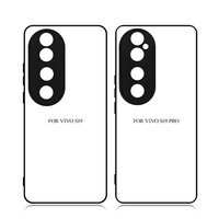 Blanc TPU + PC Feuille D'aluminium DIY 2D Sublimation Téléphone étui pour VIVO IQOO Z9 Turbo S17E S19 PRO Y03 4G Blanc Mobile Téléphone Cas