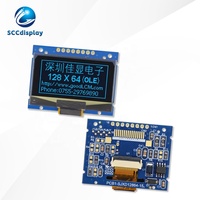 Pantalla OLED SCCdisplay de 1.54 Pulgadas 12864 SJXD12864-15 Compatible con Interfaz de Puerto Paralelo/Series, Matriz de Puntos 128X64 SSD1309ZC