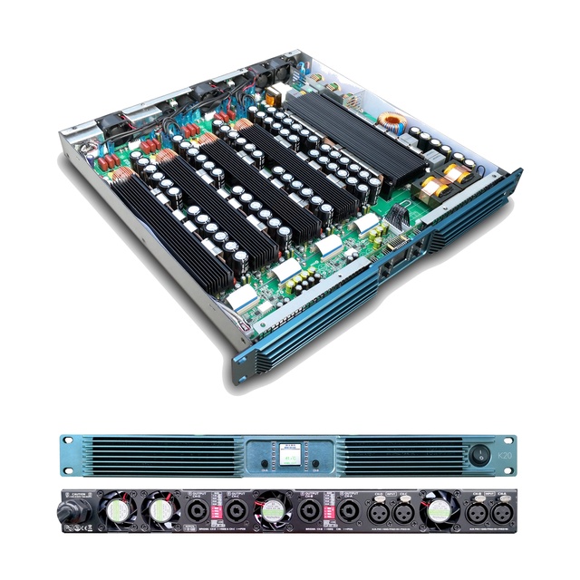 1000 Watts 4 Channels 1u Digital Power Amplifier