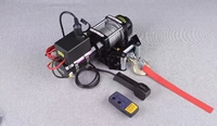 Treuil électrique télécommandé homologué CE 1400W avec câble en acier de qualité 24m pour grues de bateaux, 12V/24V, câble métallique en acier