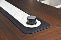 Table de réunion moderne de haute qualité pour salle de conférence, mobilier de bureau, table de salle de conseil
