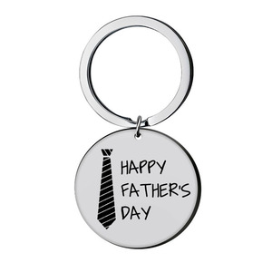 <span class=keywords><strong>Porte</strong></span>-clés en acier inoxydable couleur argent personnalisé <span class=keywords><strong>porte</strong></span>-clés <span class=keywords><strong>porte</strong></span>-clés rond pour la <span class=keywords><strong>fête</strong></span> <span class=keywords><strong>des</strong></span> <span class=keywords><strong>pères</strong></span> cadeaux de Noël de Thanksgiving - Product Image 6