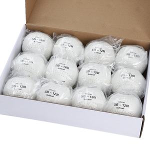Nuevas Pelotas de Softbol Blancas de 12 Pulgadas Personalizadas de Alta Calidad con Núcleo de Corcho de PVC <span class=keywords><strong>Tamanaco</strong></span> SB-120I de Lanzamiento Lento en Stock - Product Image 1