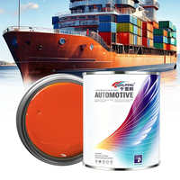 Revêtement liquide acrylique transparent 2K de qualité industrielle, haute brillance, pour pulvérisation de carrosserie automobile et réparation de bateaux