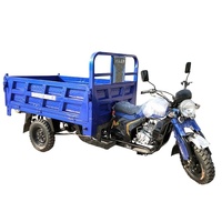 Motocyclette avec side-car, carrosserie ouverte motorisée, moteur monocylindre à essence, haute puissance 1000W+