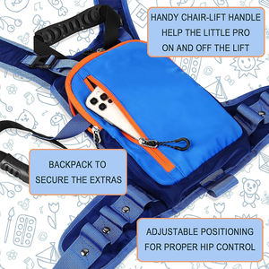 Gacent Webbing Strap Factory Personnalisable Ajustable Eco-Friendly Durable Ski Harness Leash Backpack for Teaching Beginners Ski - Product Image 4