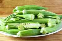 Poudre d'okra 100% OEM, riche en antioxydants et en vitamines, haute teneur en fibres alimentaires, poudre d'okra naturelle