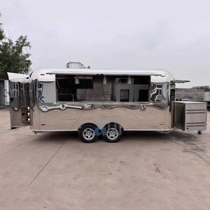 Food Truck Personalizzato in Acciaio Inox Stile Retrò con Generatore AC per Catering Mobile - Product Image 1